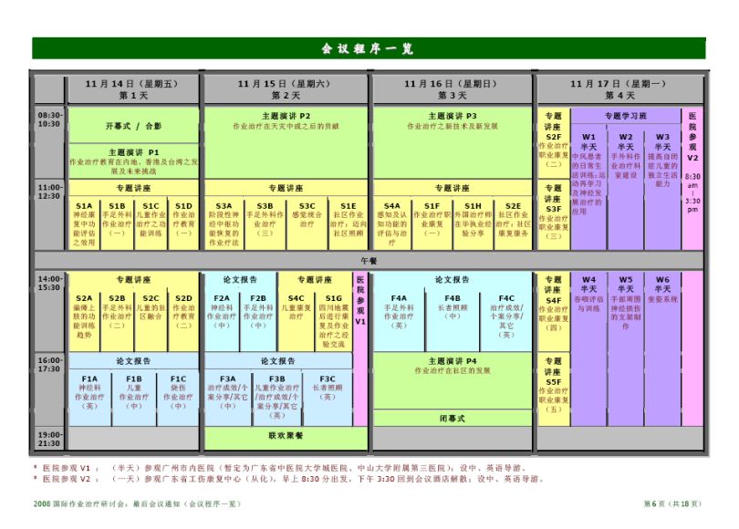 最后会议通知：第 6 页