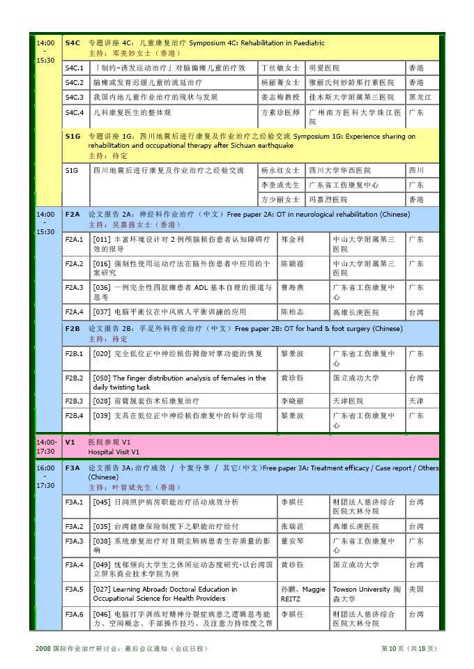 最后会议通知：第 10 页
